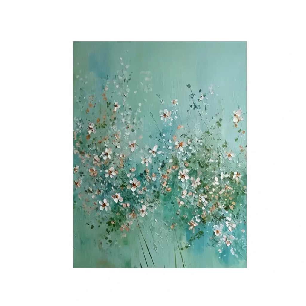 Wildflower Meadow Canvas Wall Art | French Impressionist Floral Painting