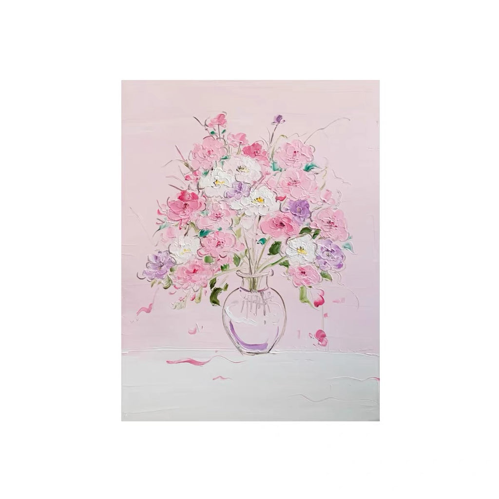 Wildflower Meadow Canvas Wall Art | French Impressionist Floral Painting