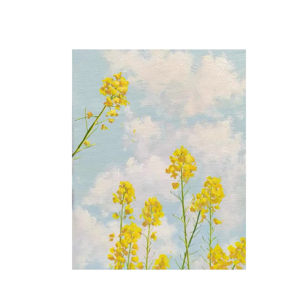 Wildflower Meadow Canvas Wall Art | French Impressionist Floral Painting
