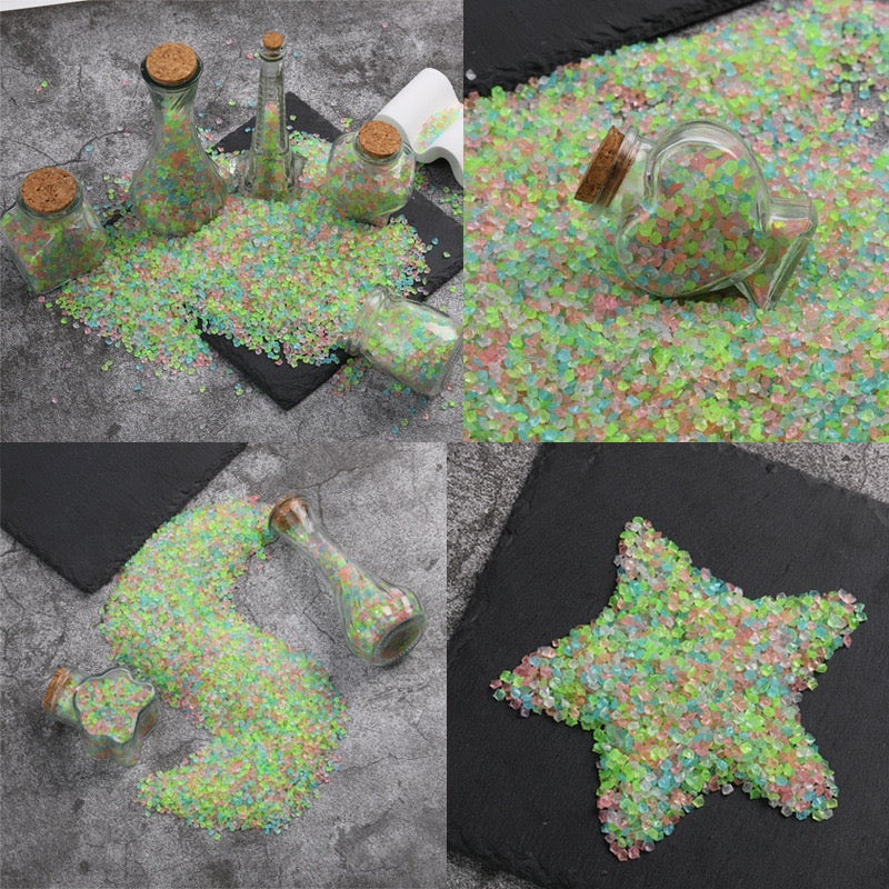 Glow-in-the-Dark Garden Stones | Luminous Pebbles for Garden, Aquarium & Home Decor