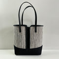 Mini Colorblock Ramie Tote Bag in Xiabu ramie textile