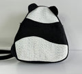 Panda Ramie Crossbody Bag in Xiabu ramie textile