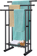 Bathroom towel rack